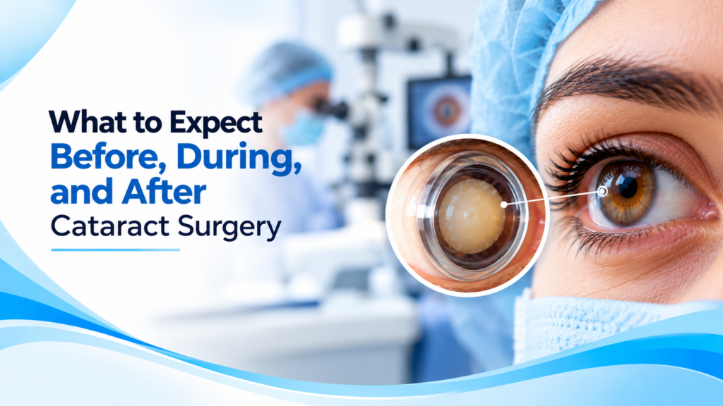 What to Expect Before, During, and After Cataract Surgery